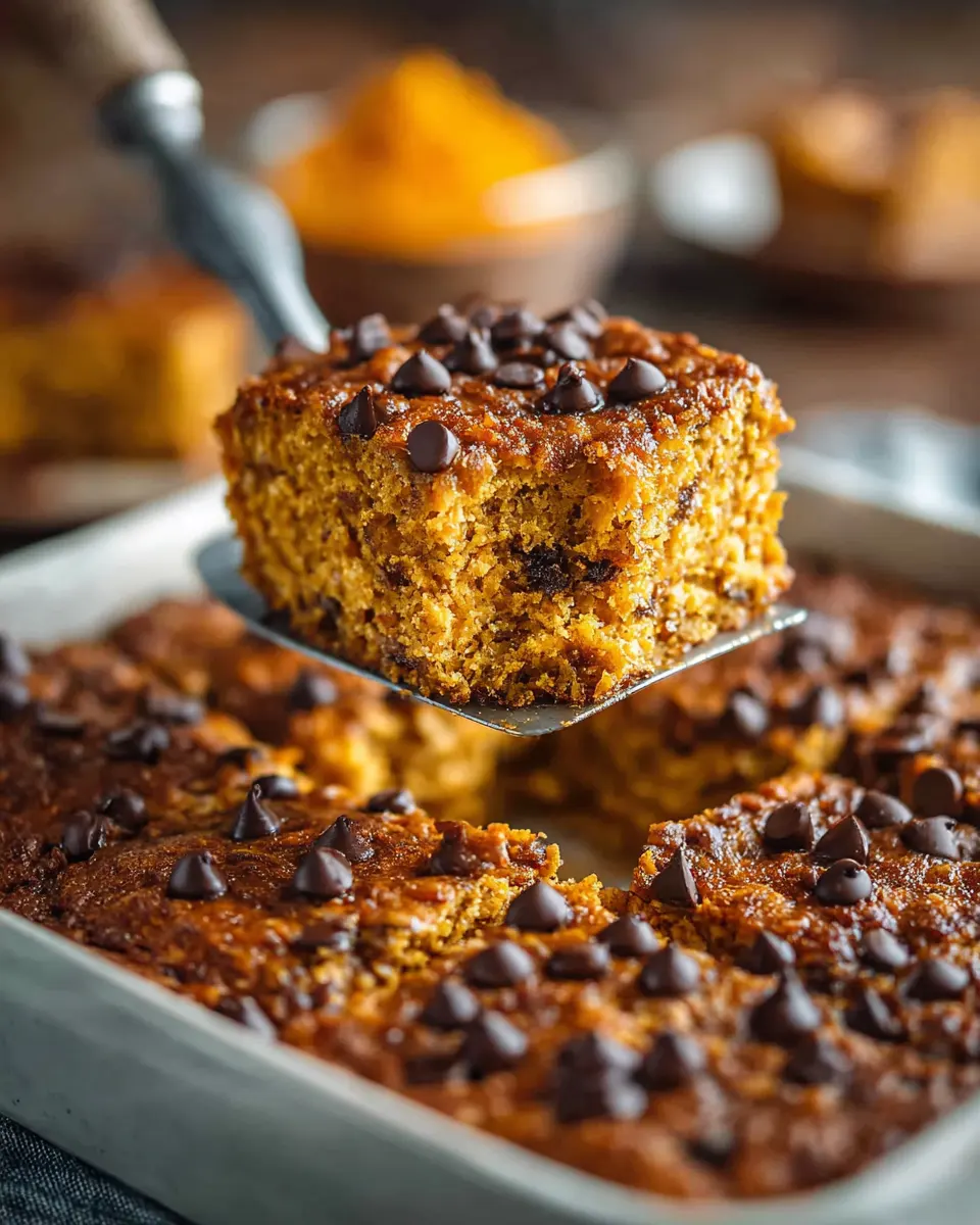 Pumpkin Pie Baked Oatmeal