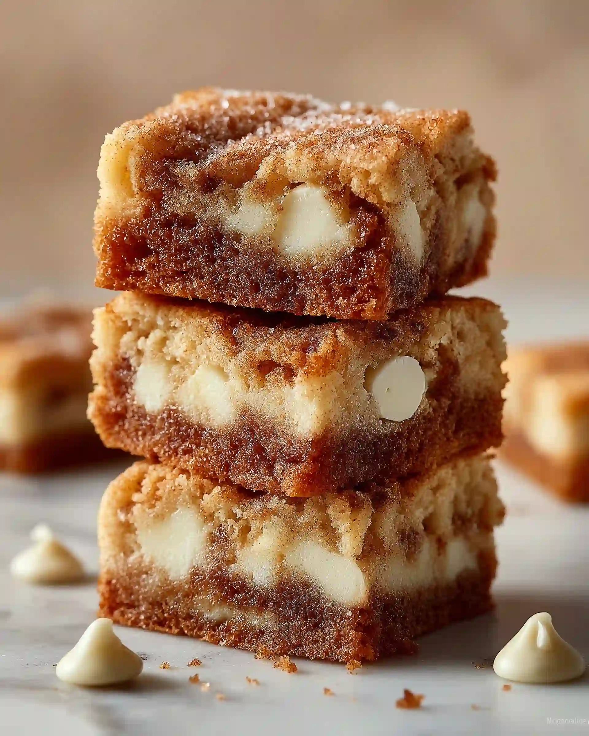 Snickerdoodle Blondies, Chewy Bars With Cinnamon