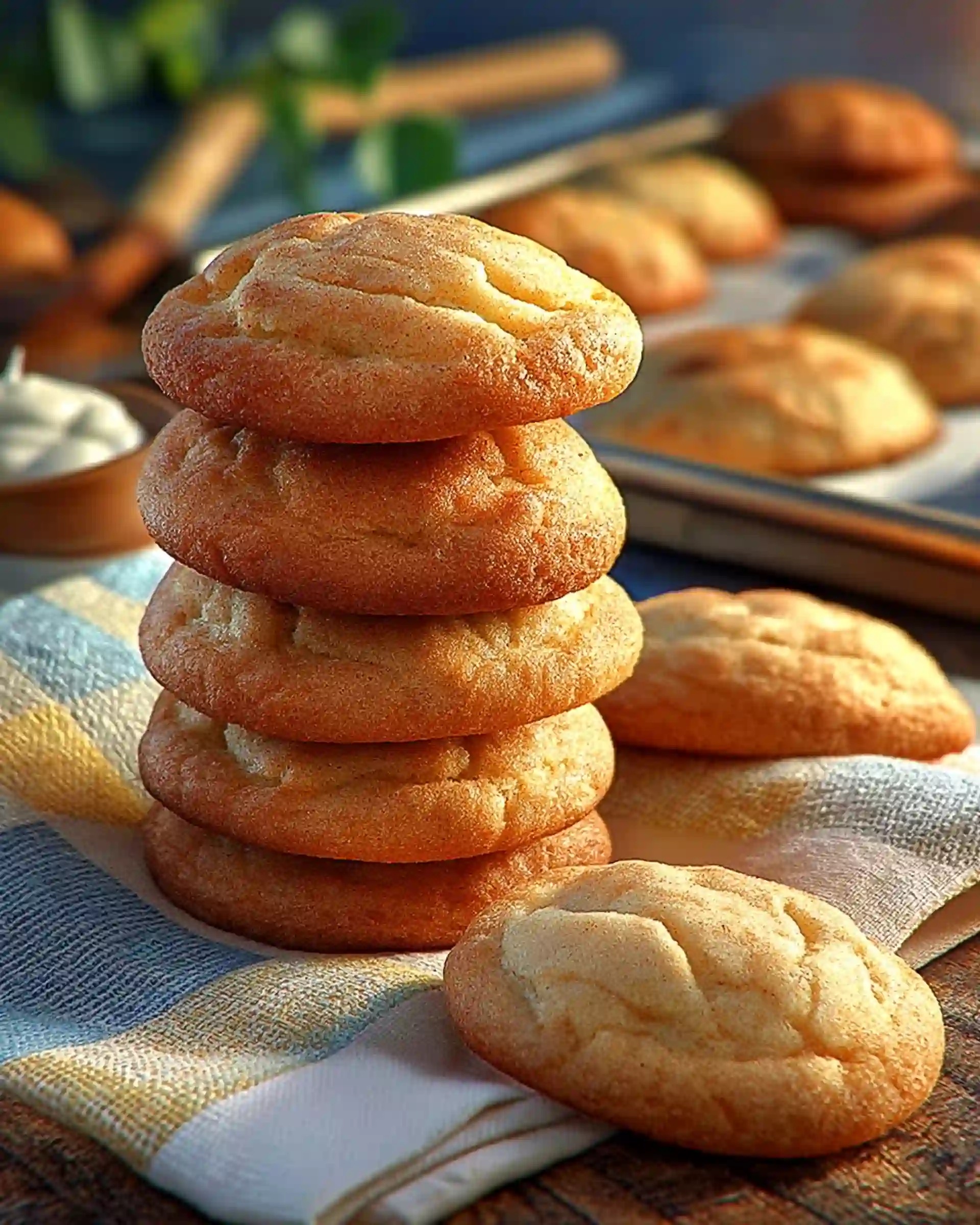 Zesty Sweet Lemon Snickerdoodles