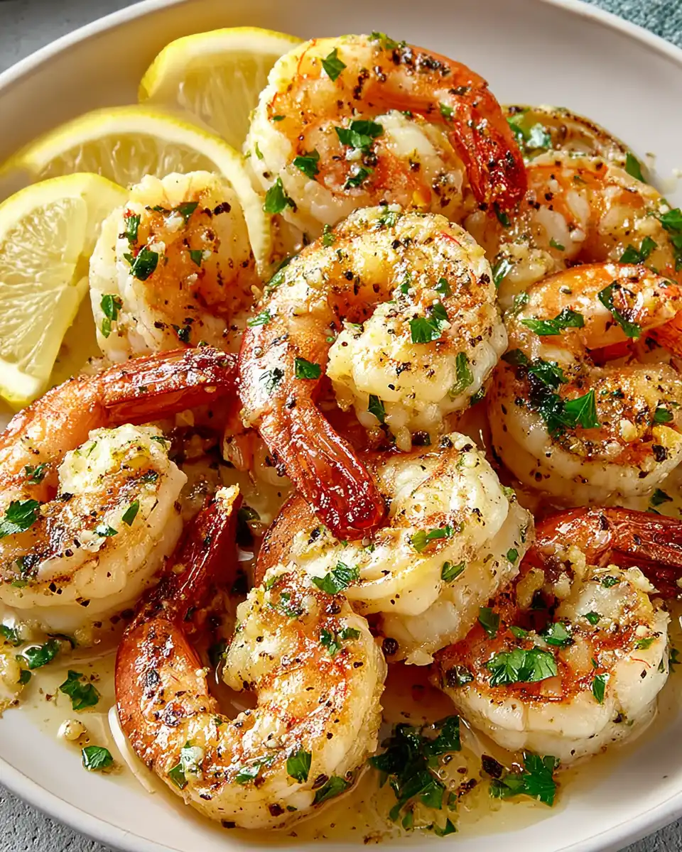 Air Fryer Lemon-Garlic Shrimp