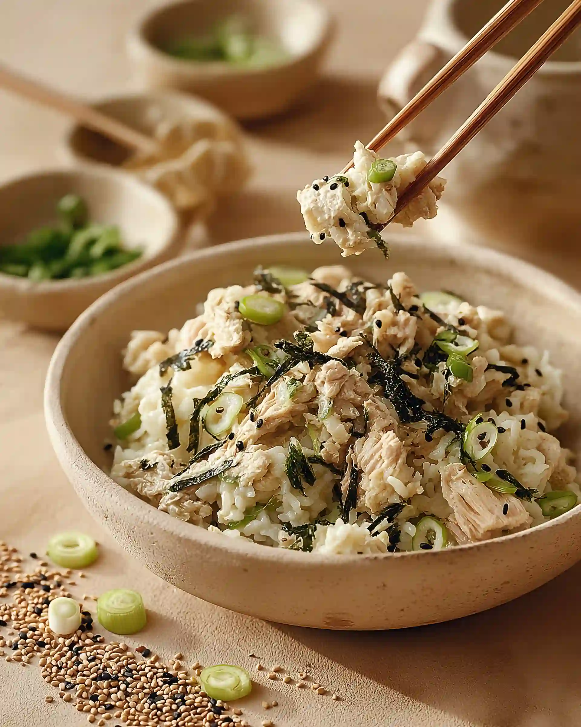 Avocado Tuna Rice Bowl Power