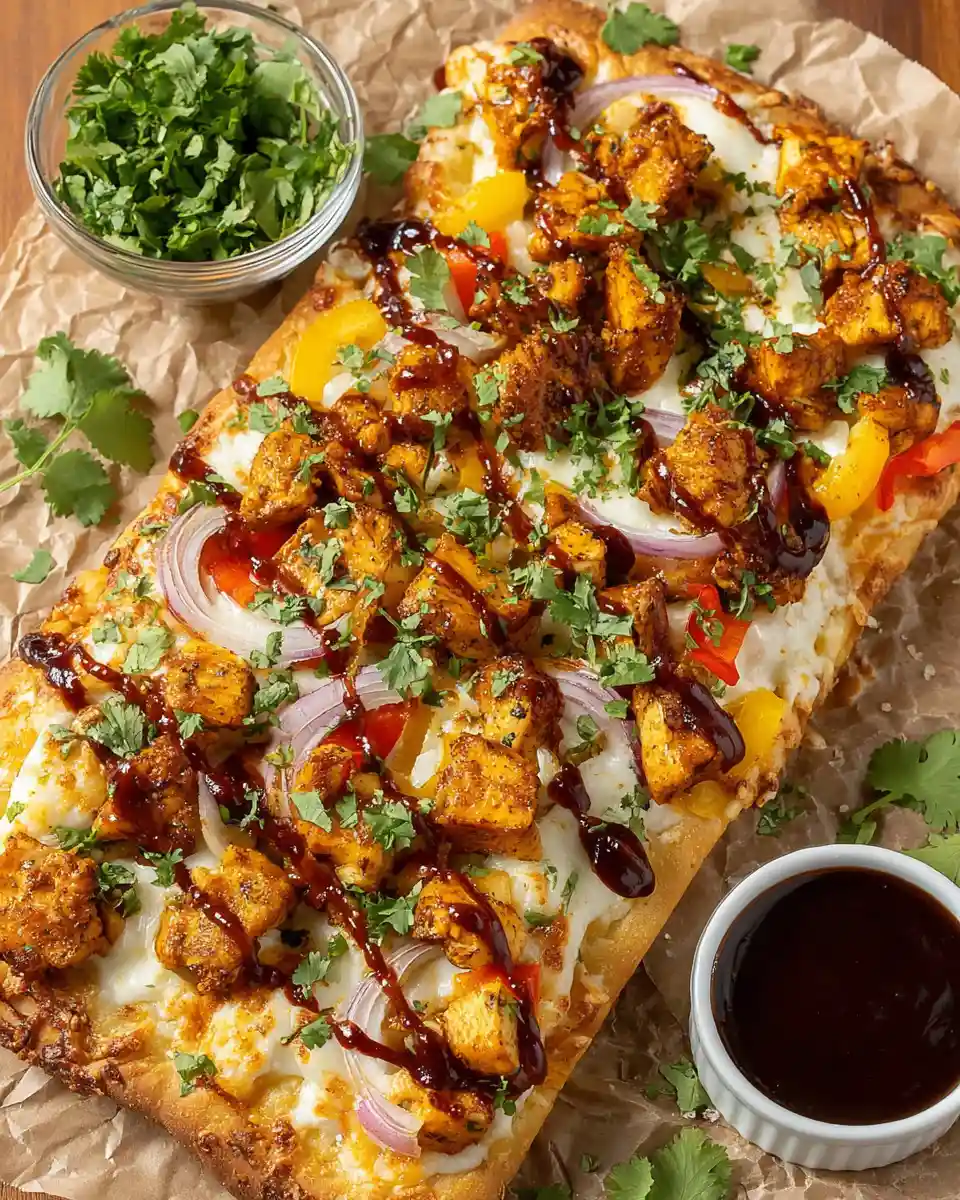 BBQ Chicken Flatbread Pizza