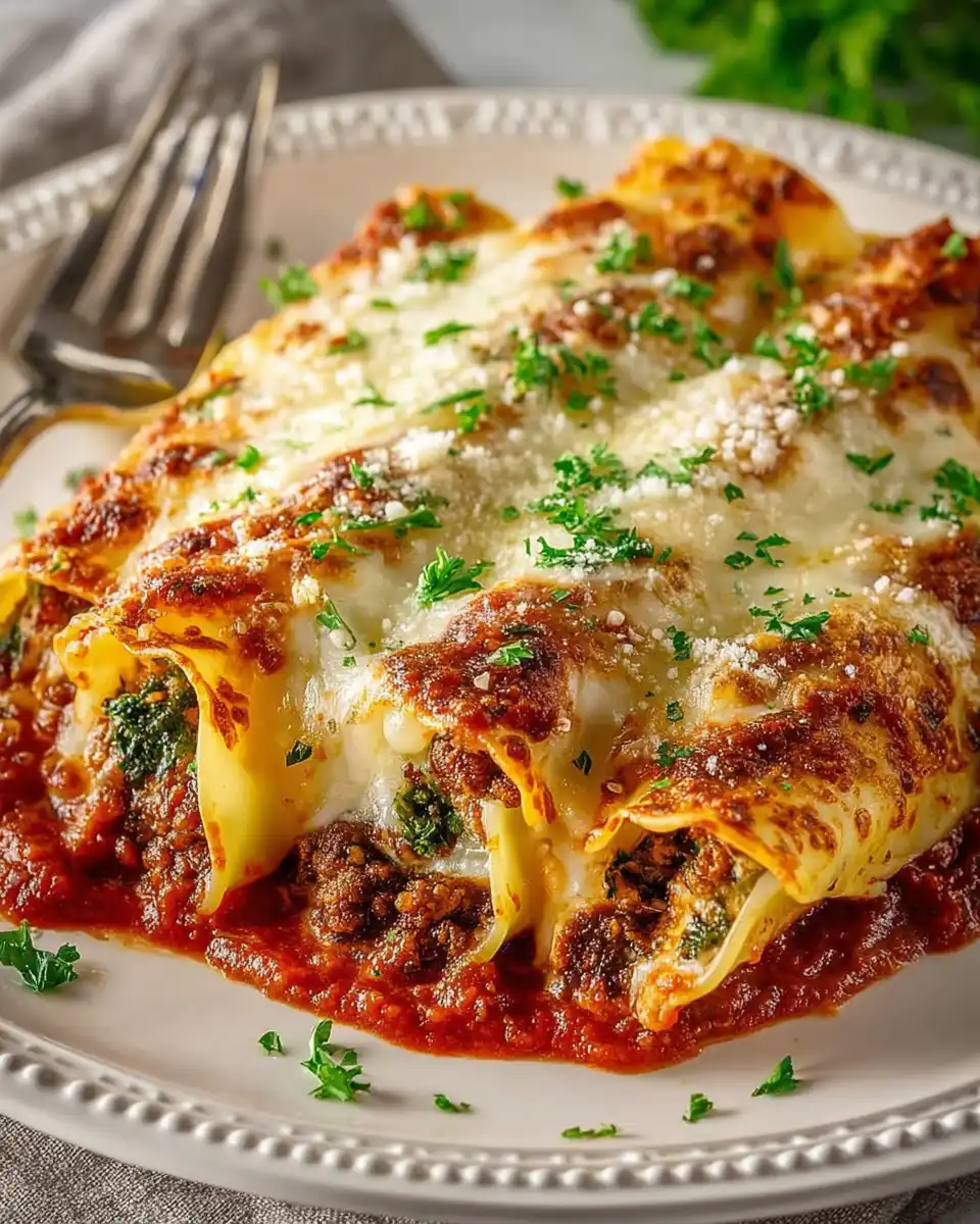 Baked Beef Cannelloni