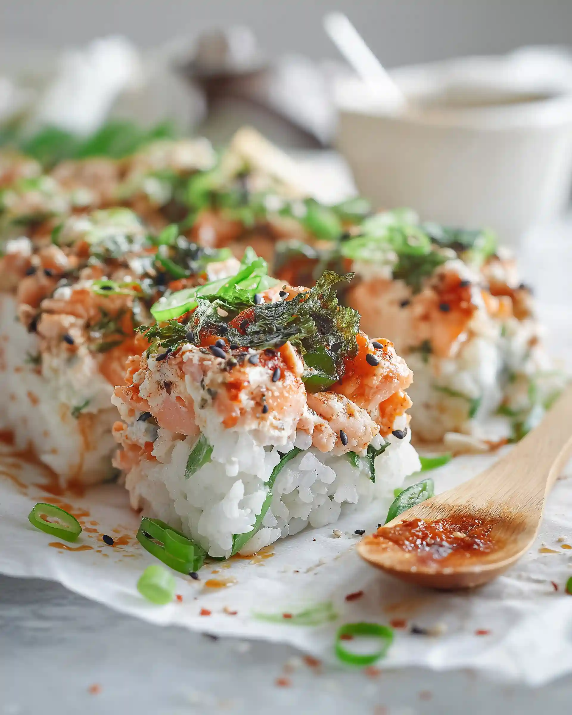 Easy & Best Salmon Sushi Bake
