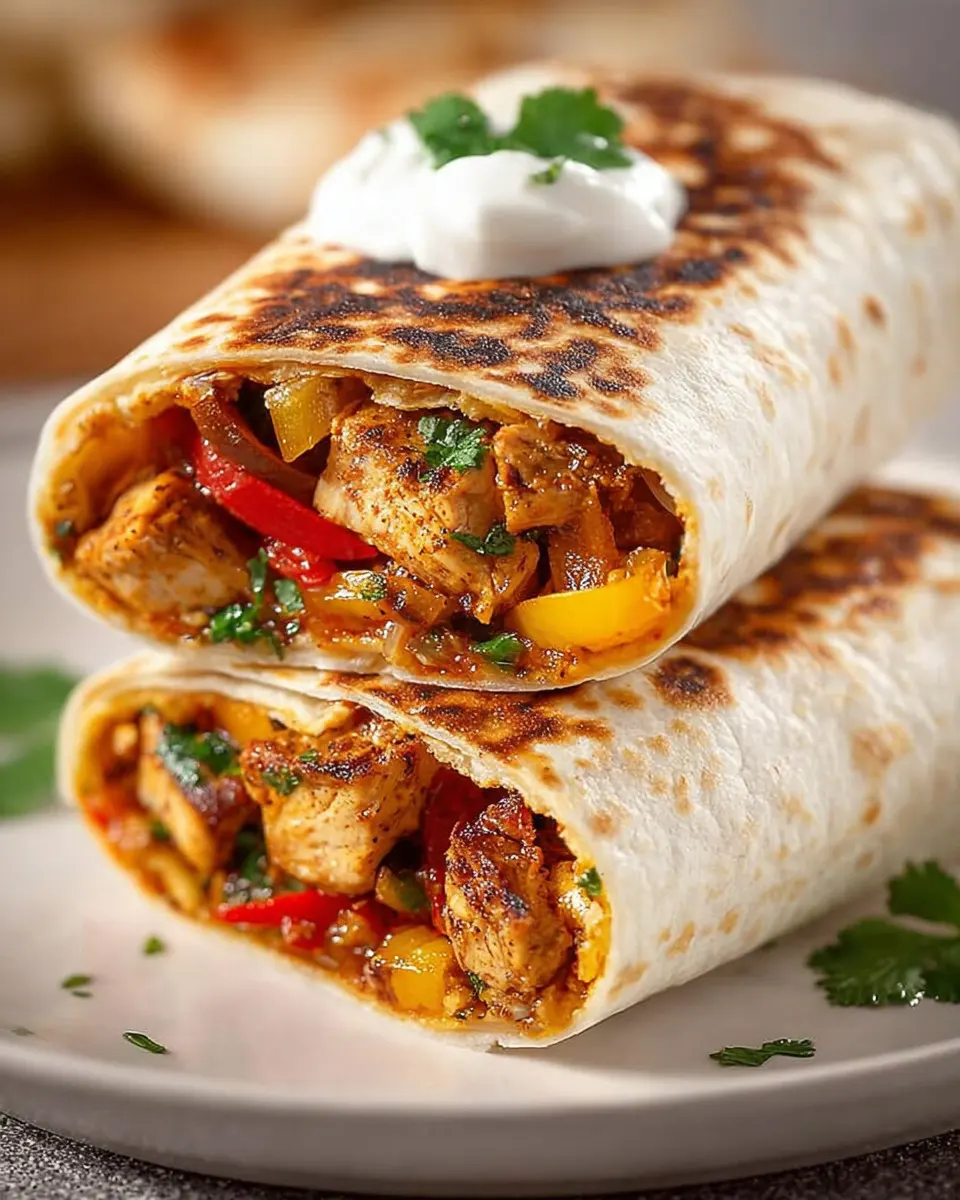 Chicken Fajita Wraps