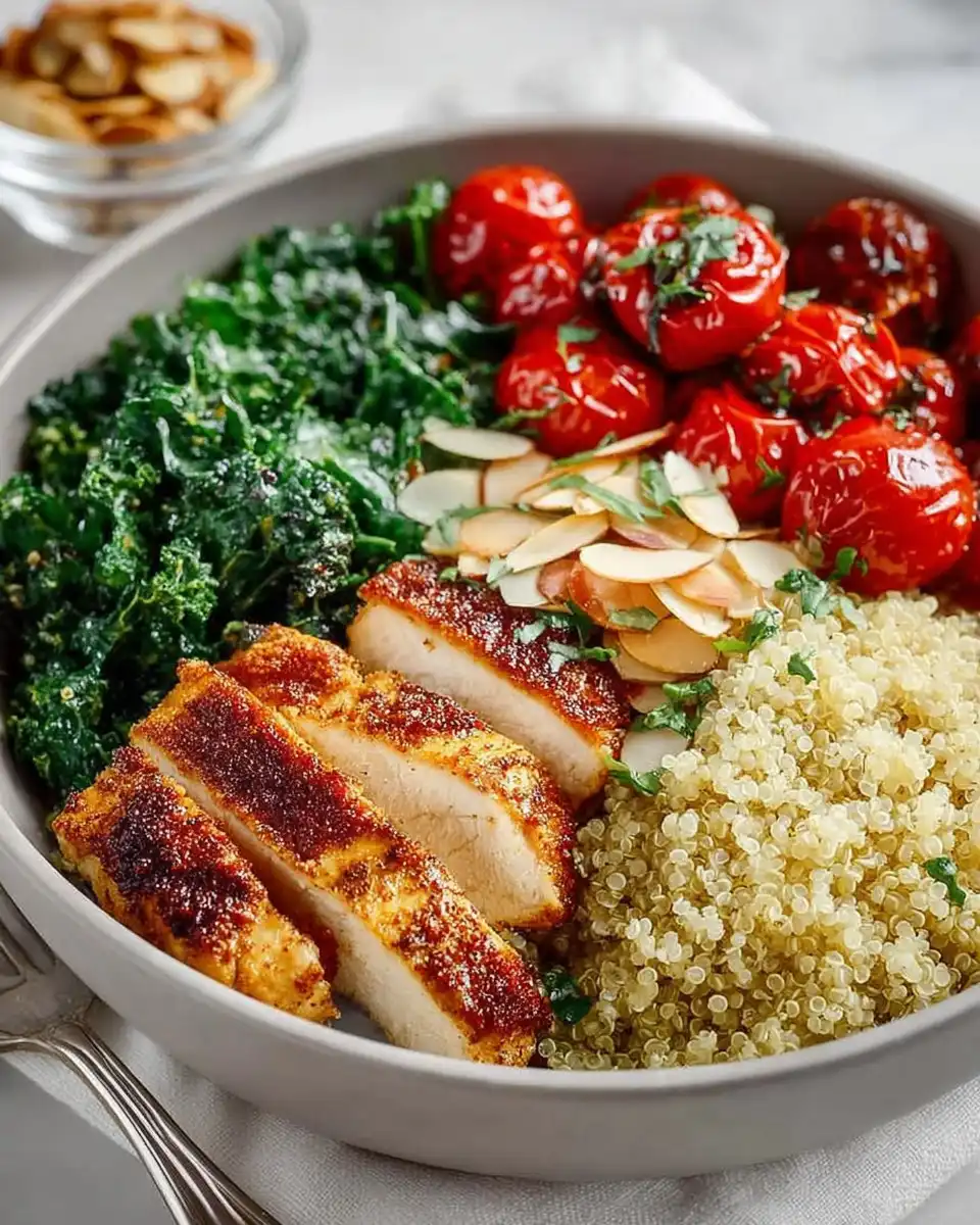 Chicken Quinoa Protein Bowls
