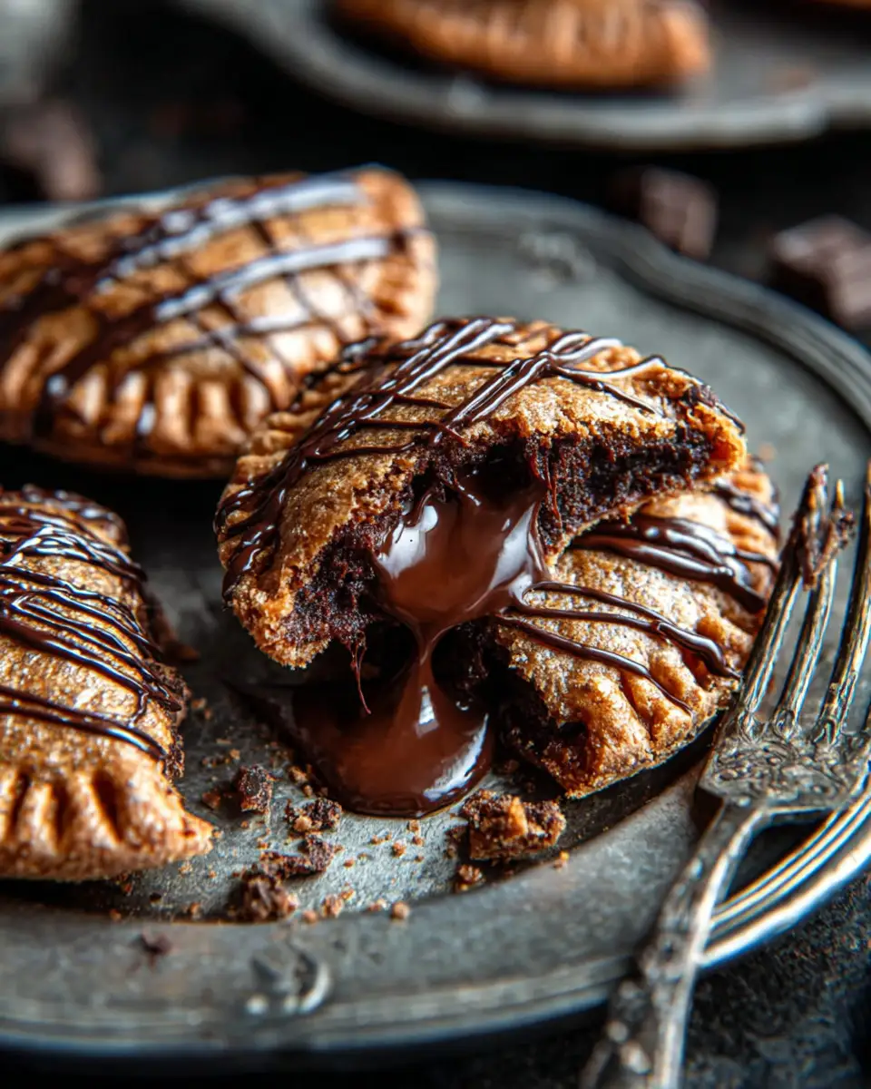 Chocolate Heart Hand Pies