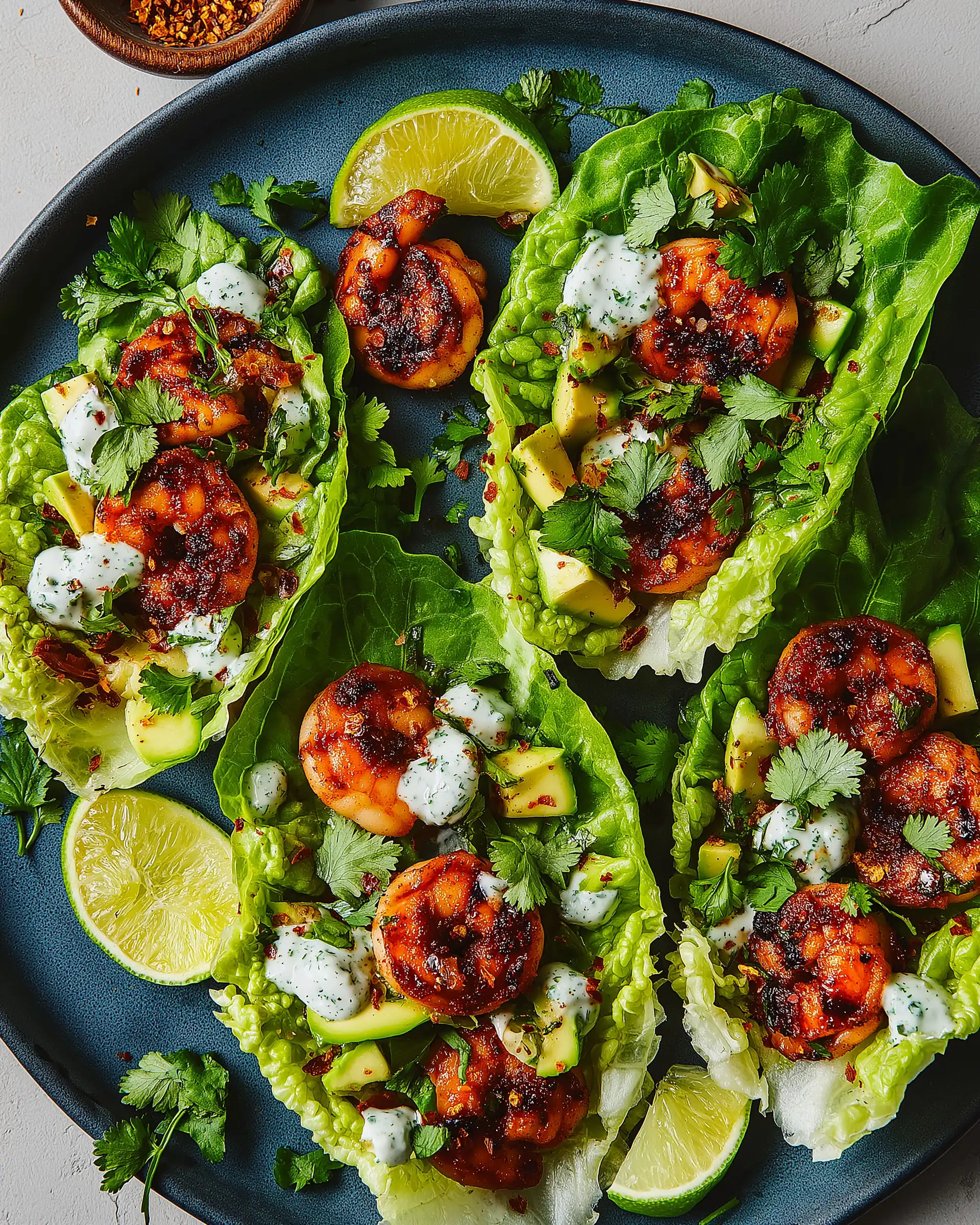 Cilantro-Lime Shrimp Wraps