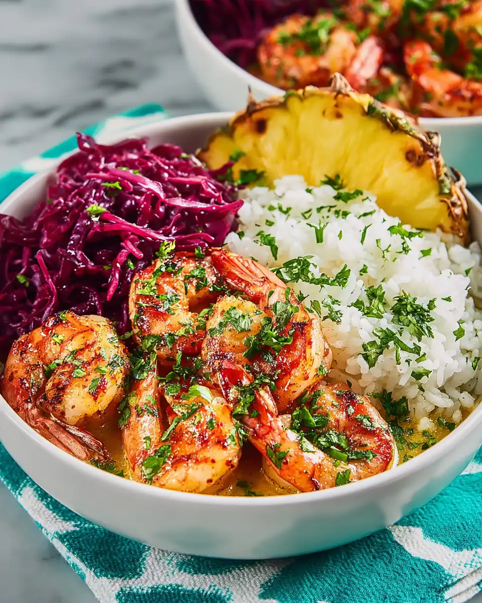 Coconut Lime Shrimp Bowls