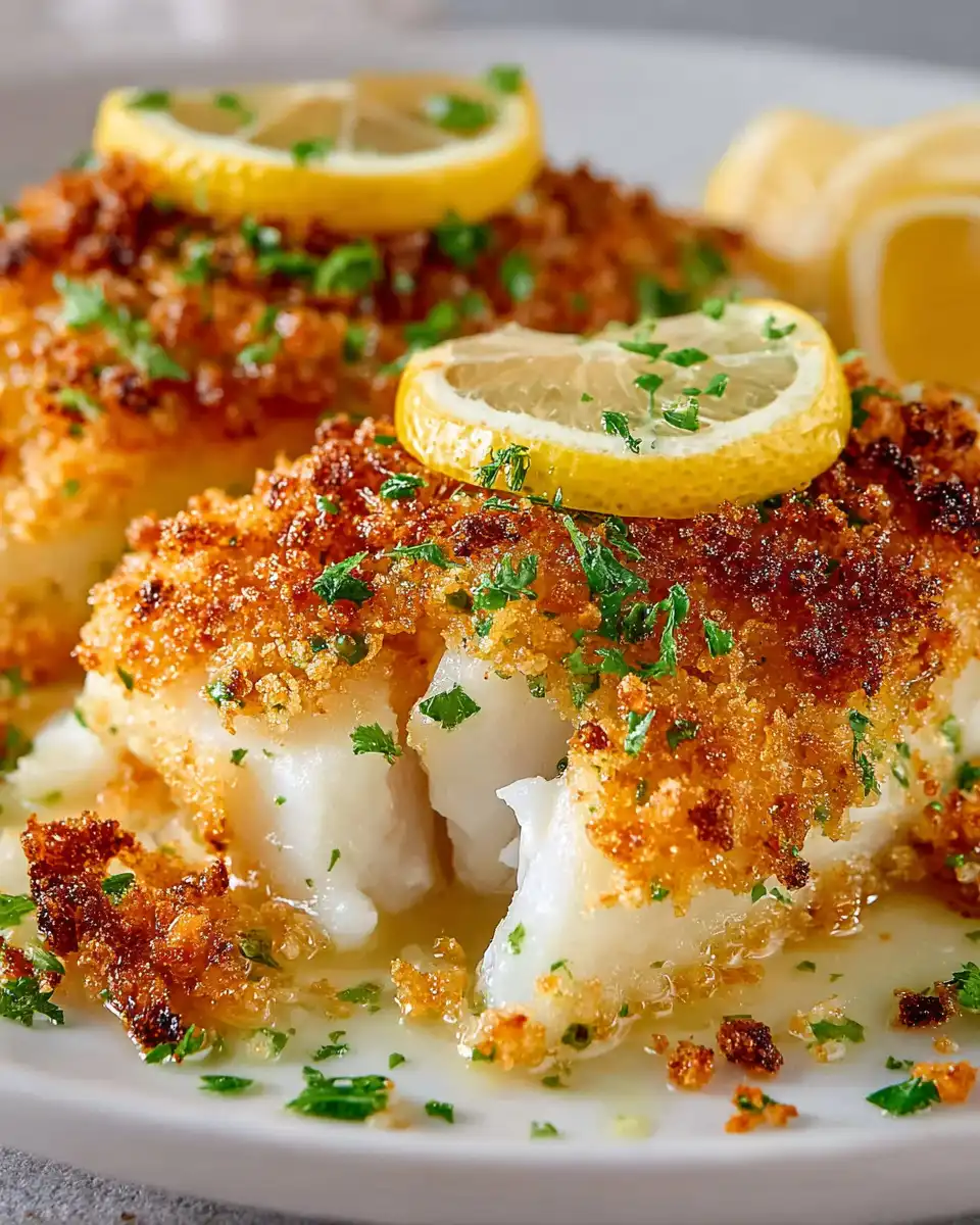 Cod with Buttered Breadcrumbs