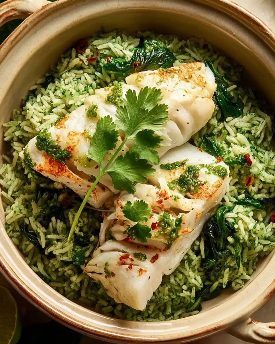 Cod with Herb Rice Bowl