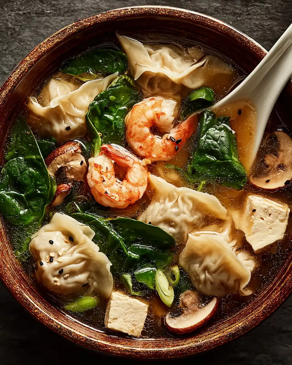 Copycat PF Chang’s Wonton Soup