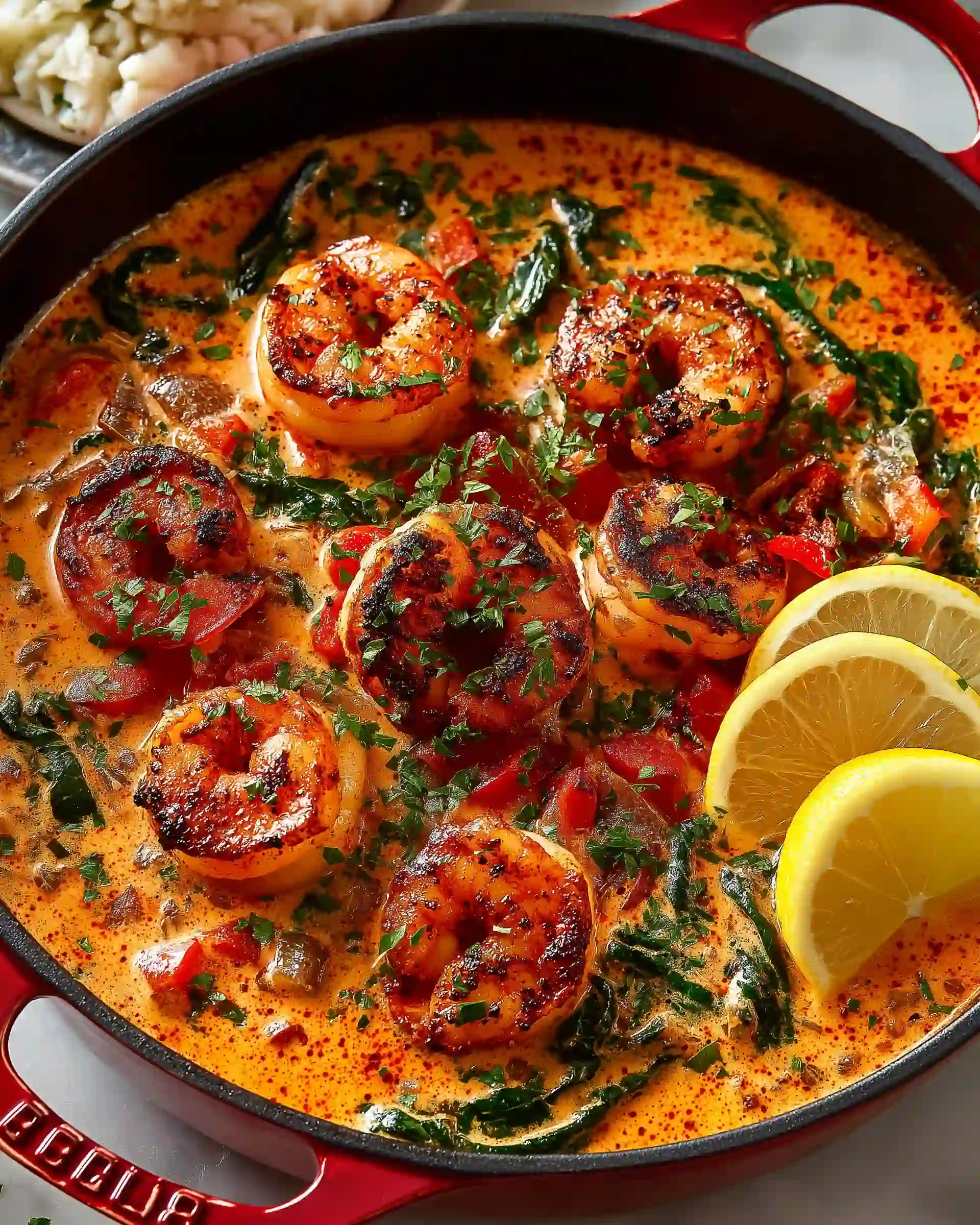 Creamy Garlic-paprika Shrimp Skillet Recipe