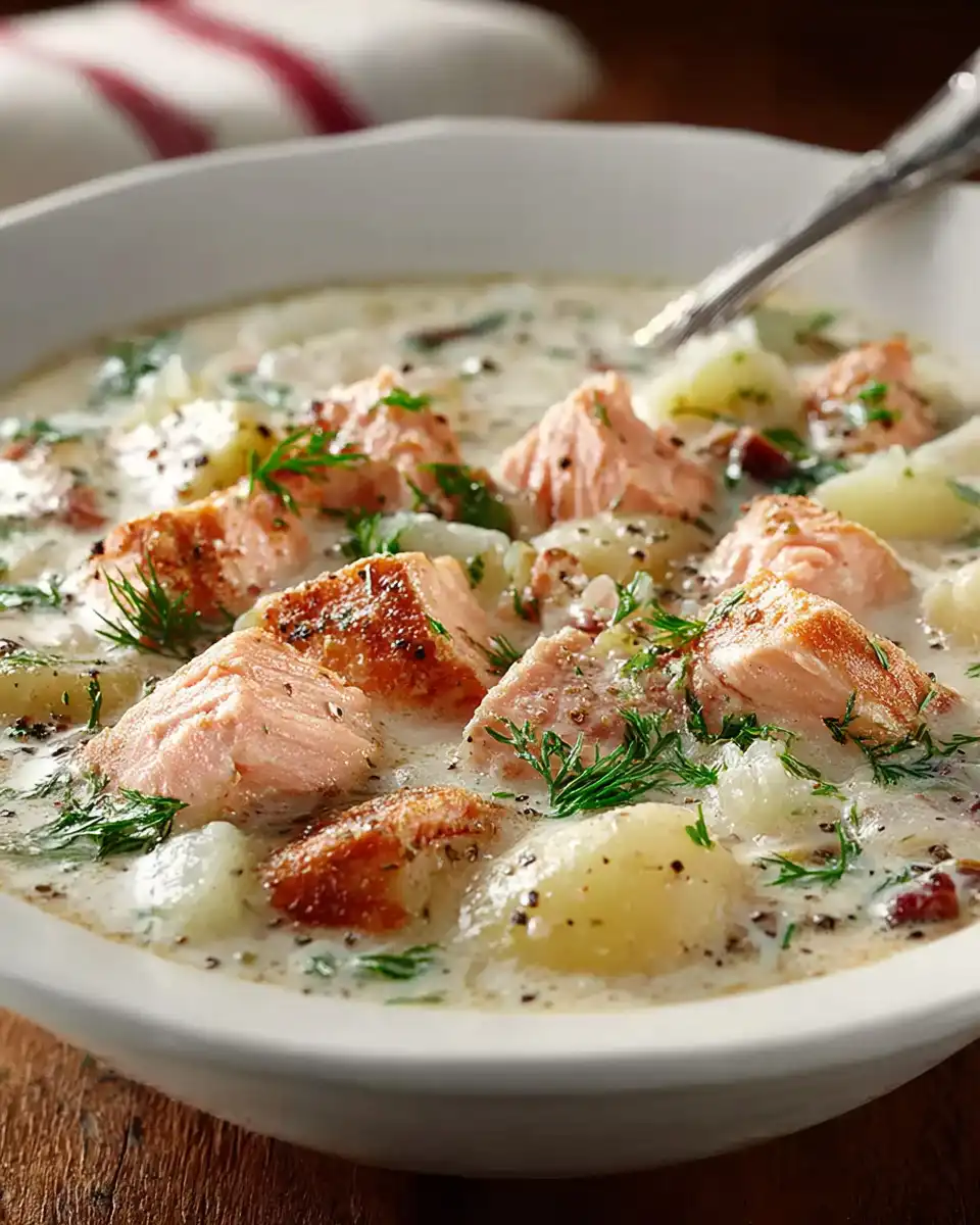 Creamy One-Pot Salmon Chowder