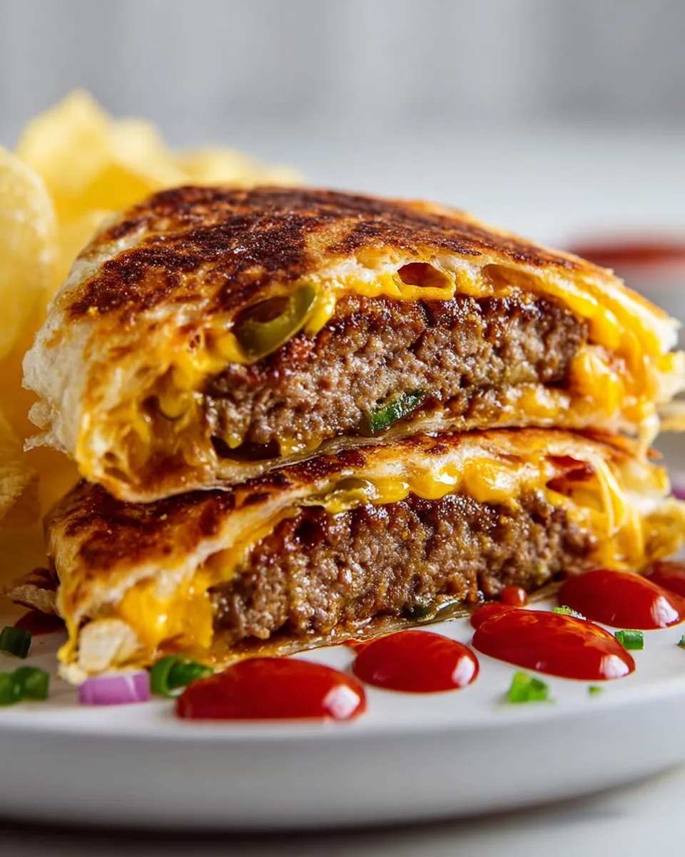 Crispy Tortilla Crunch Burgers