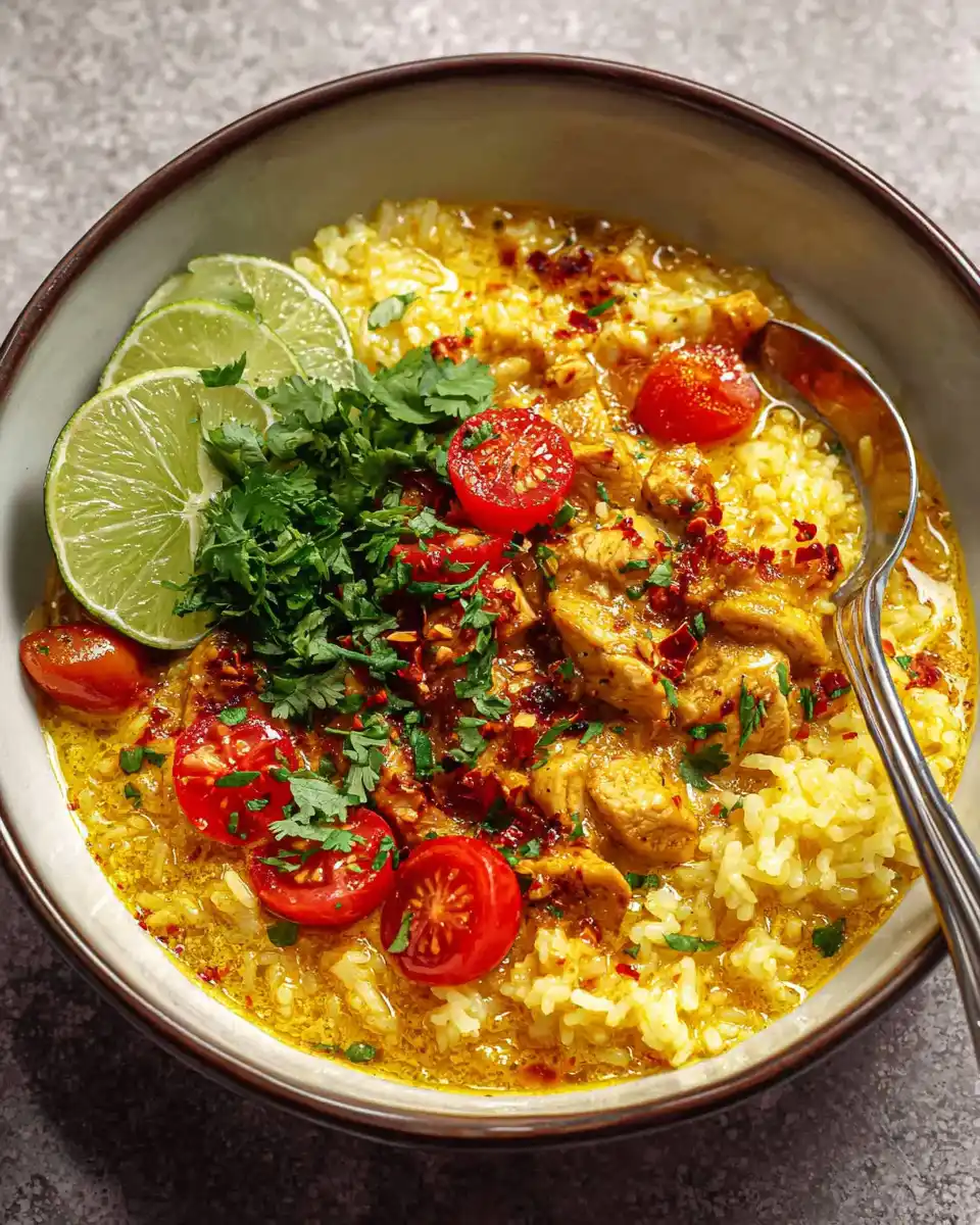 Curry Chicken Rice Meal Prep
