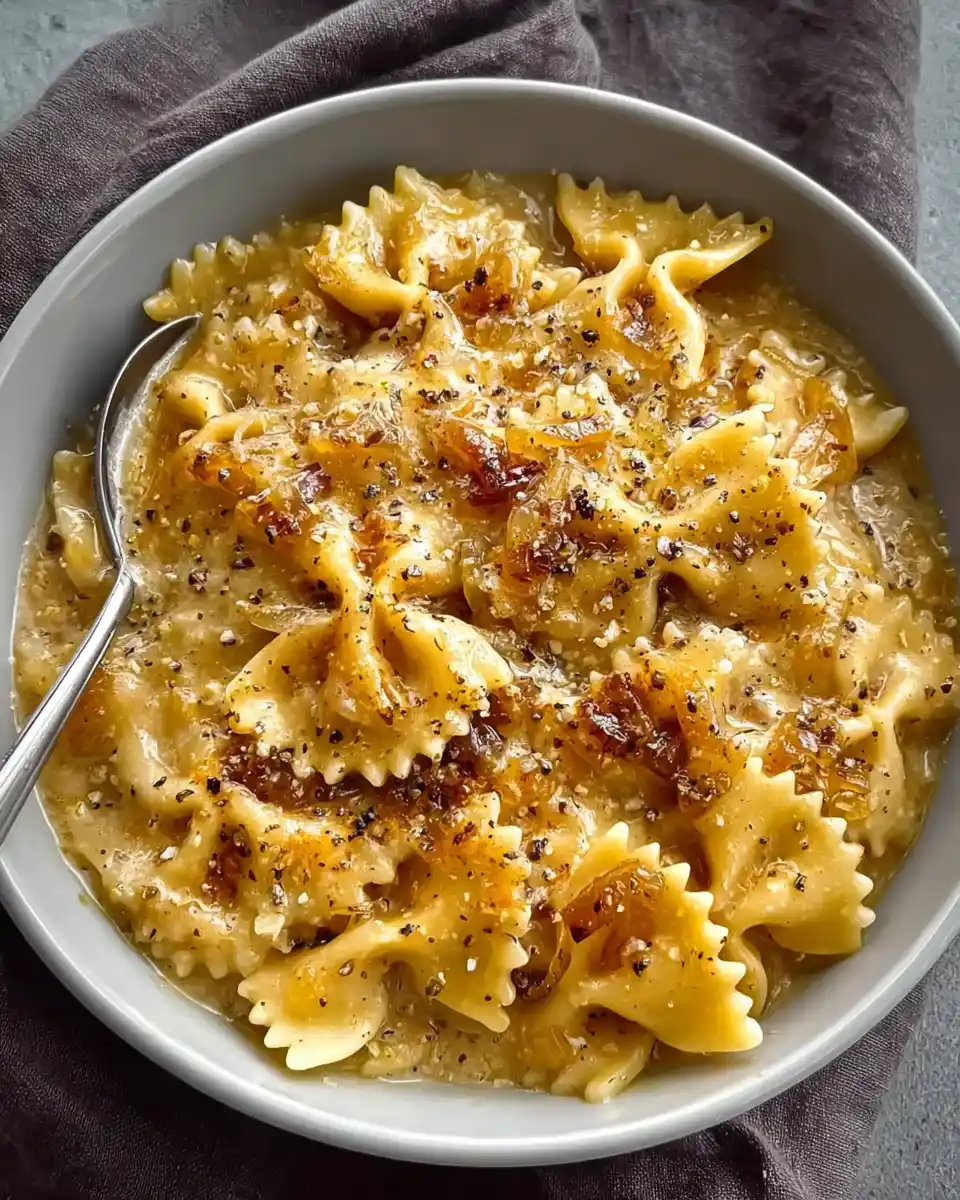 French Onion Pasta Recipe