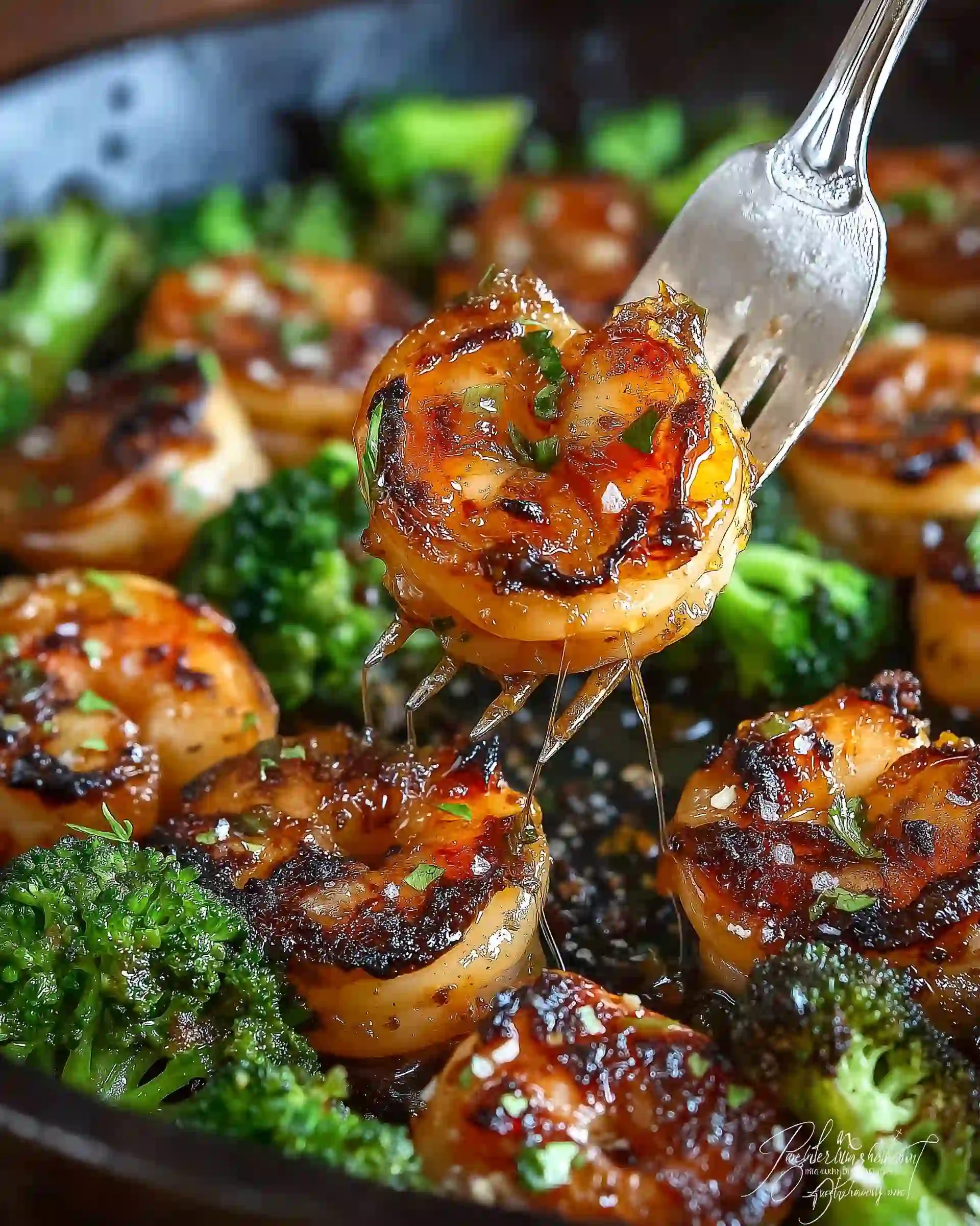 Garlic & Honey Shrimp & Broccoli