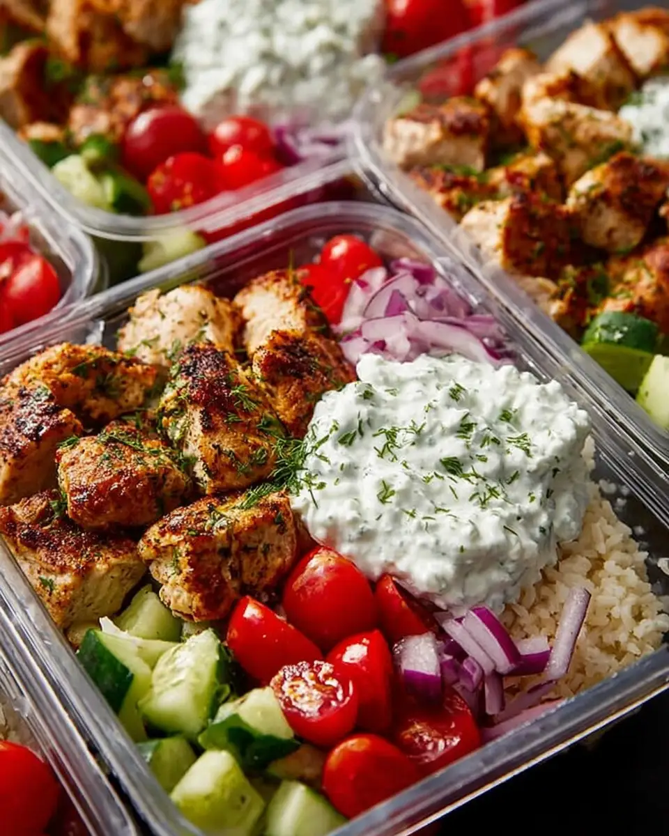 Grilled Chicken Greek Meal Prep