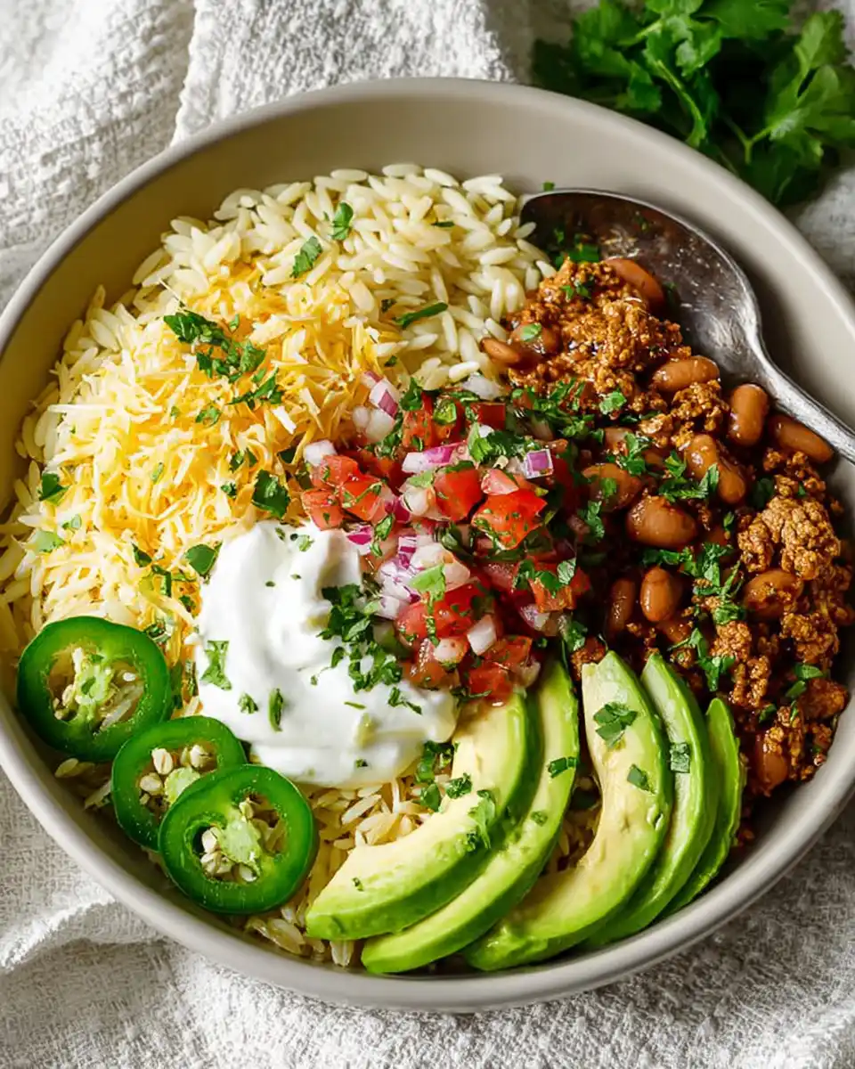 Ground Turkey Taco Bowl for a Flavor Packed Meal