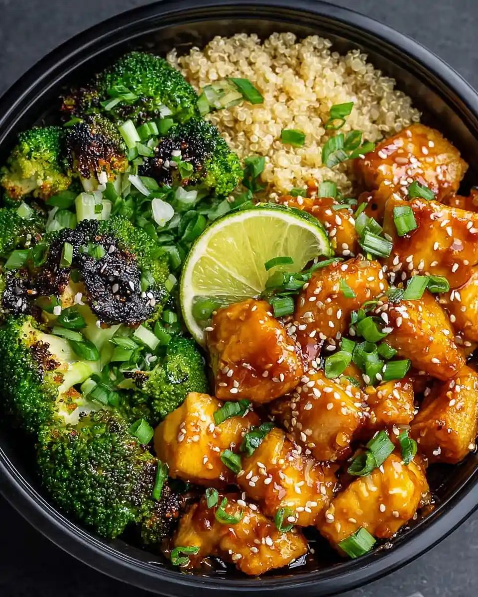 Honey Garlic Chicken Meal Prep Bowls