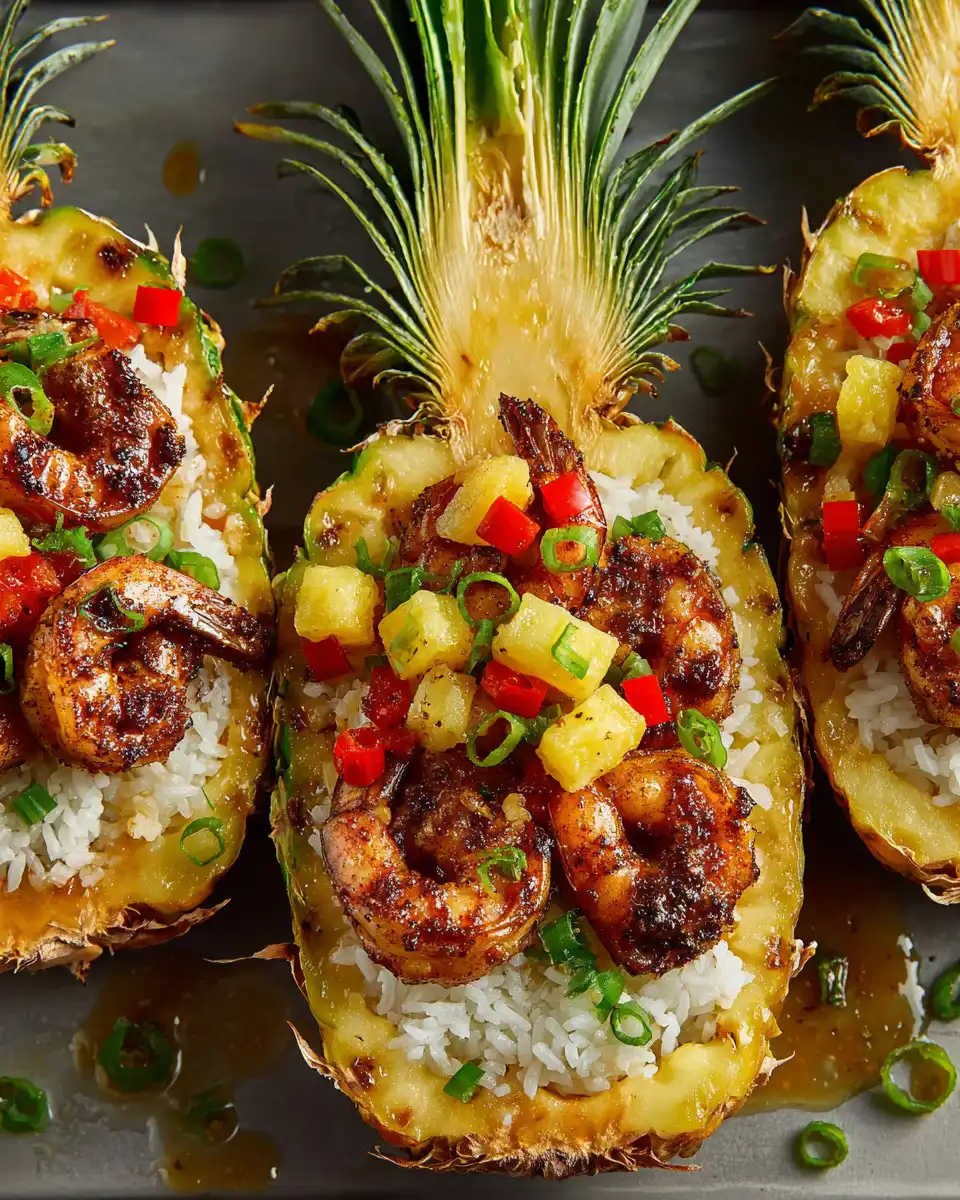 Jerk Shrimp & Pineapple Bowls