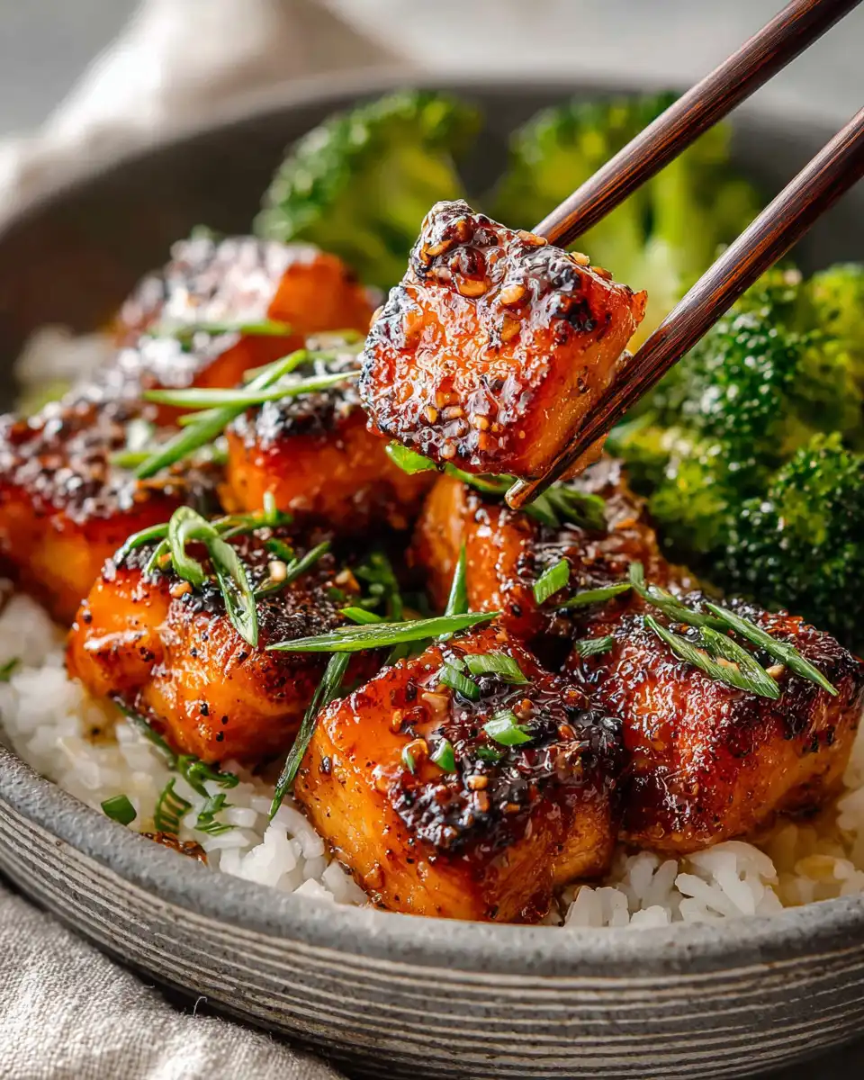 Lemon Pepper Air Fryer Salmon Bites
