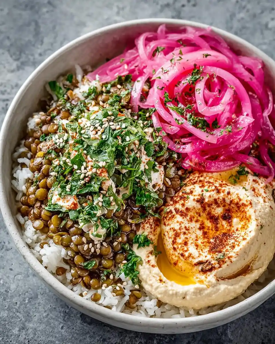 Lentil Mediterranean Prep Bowls