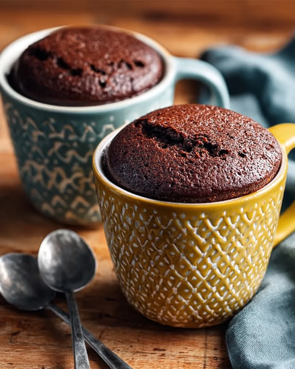 Microwave Mug Cake Chocolate