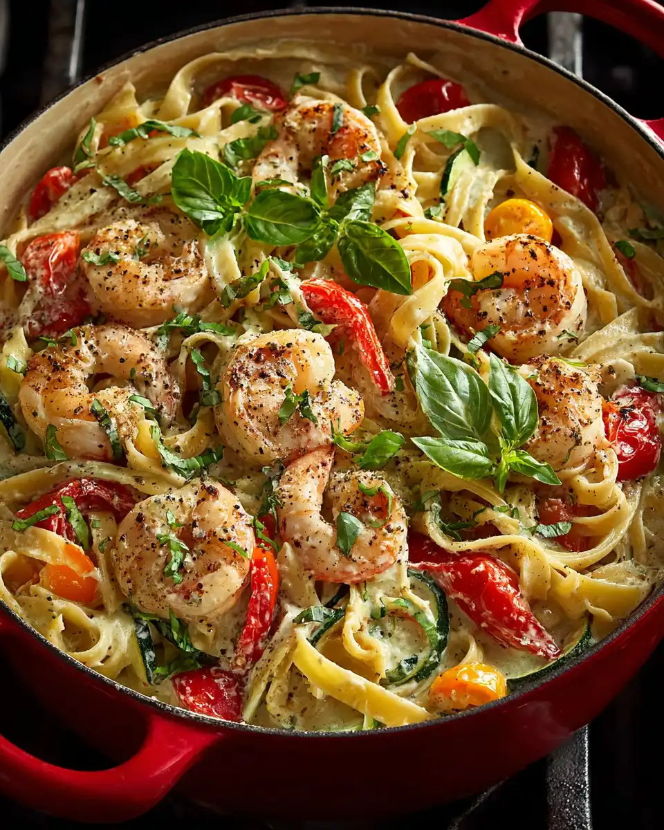 One-Pot Shrimp Primavera