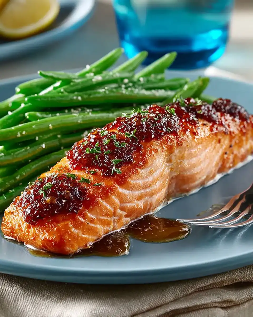 Oven Baked Salmon with Brown Sugar Glaze