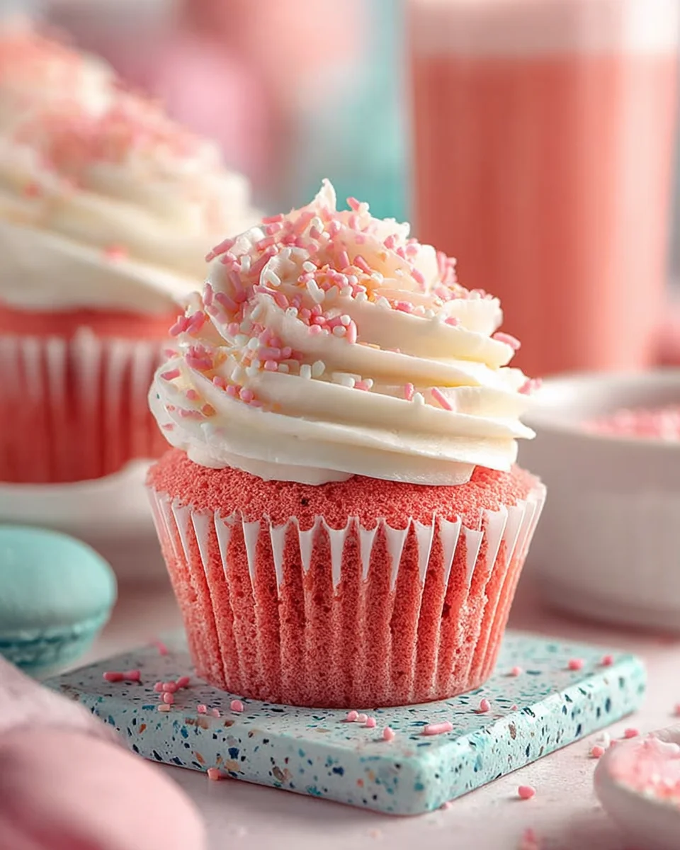 Pink Velvet Cupcakes Recipe