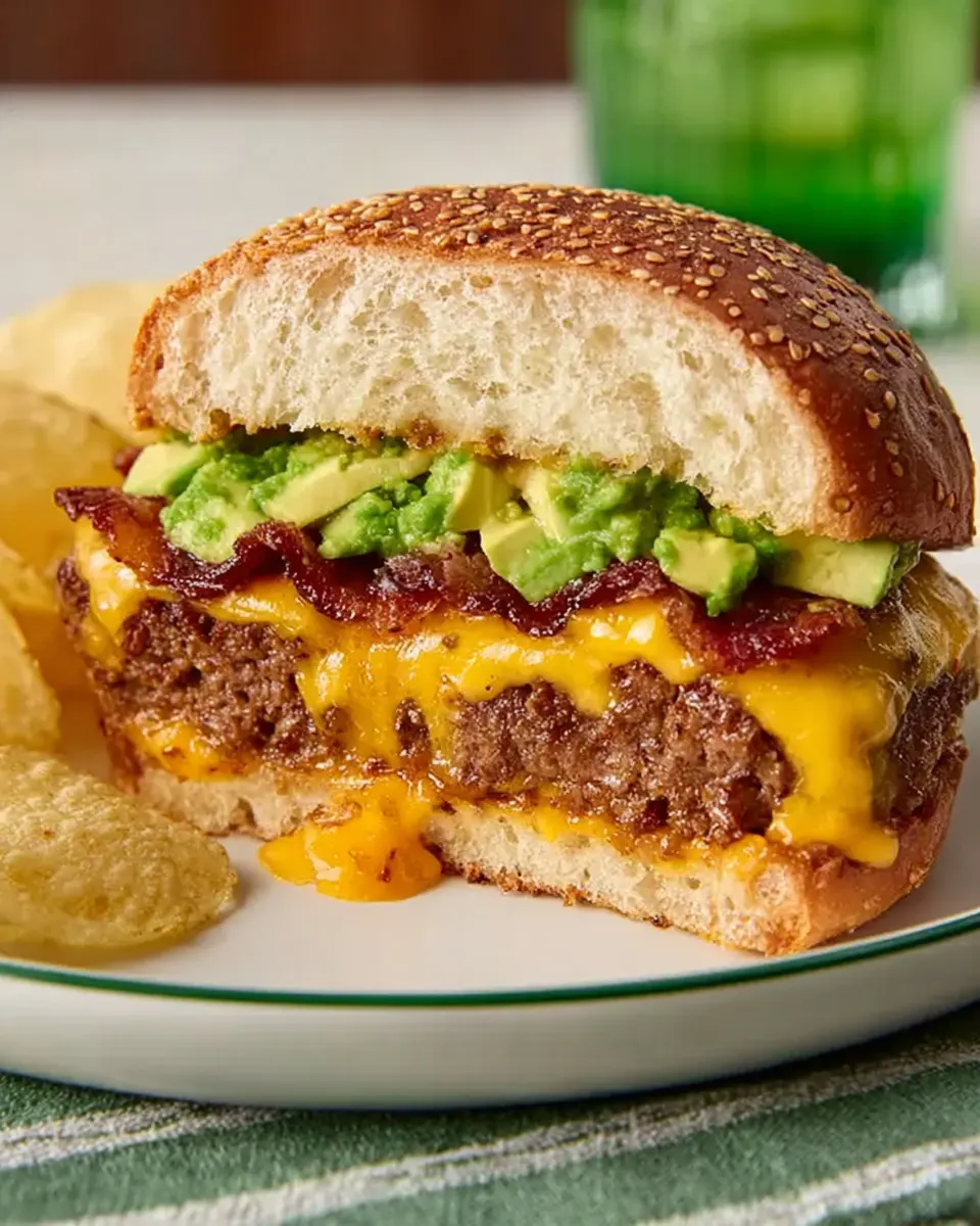 Queso-Stuffed Burgers Recipe