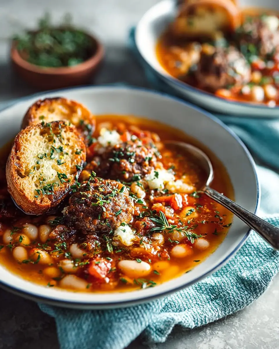 Sausage & Bean Stew with Tomato Base