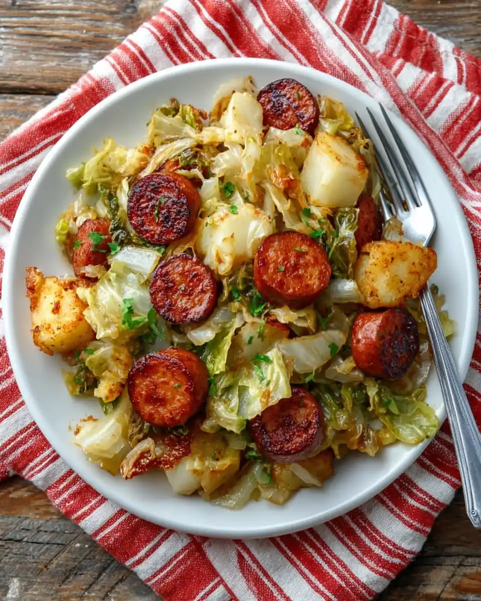 Sausage and Cabbage Skillet Comfort Recipe
