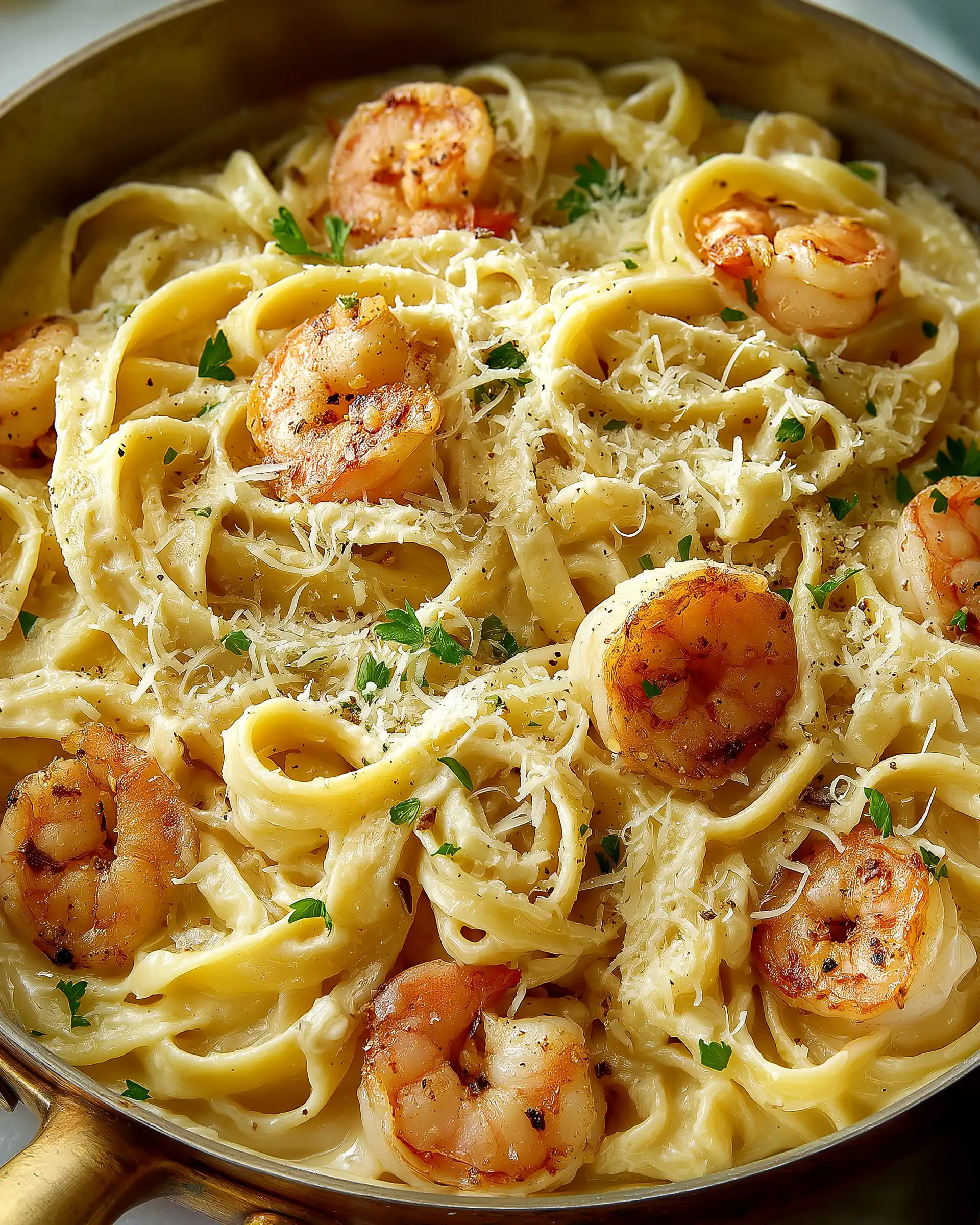 Shrimp Fettuccine Alfredo