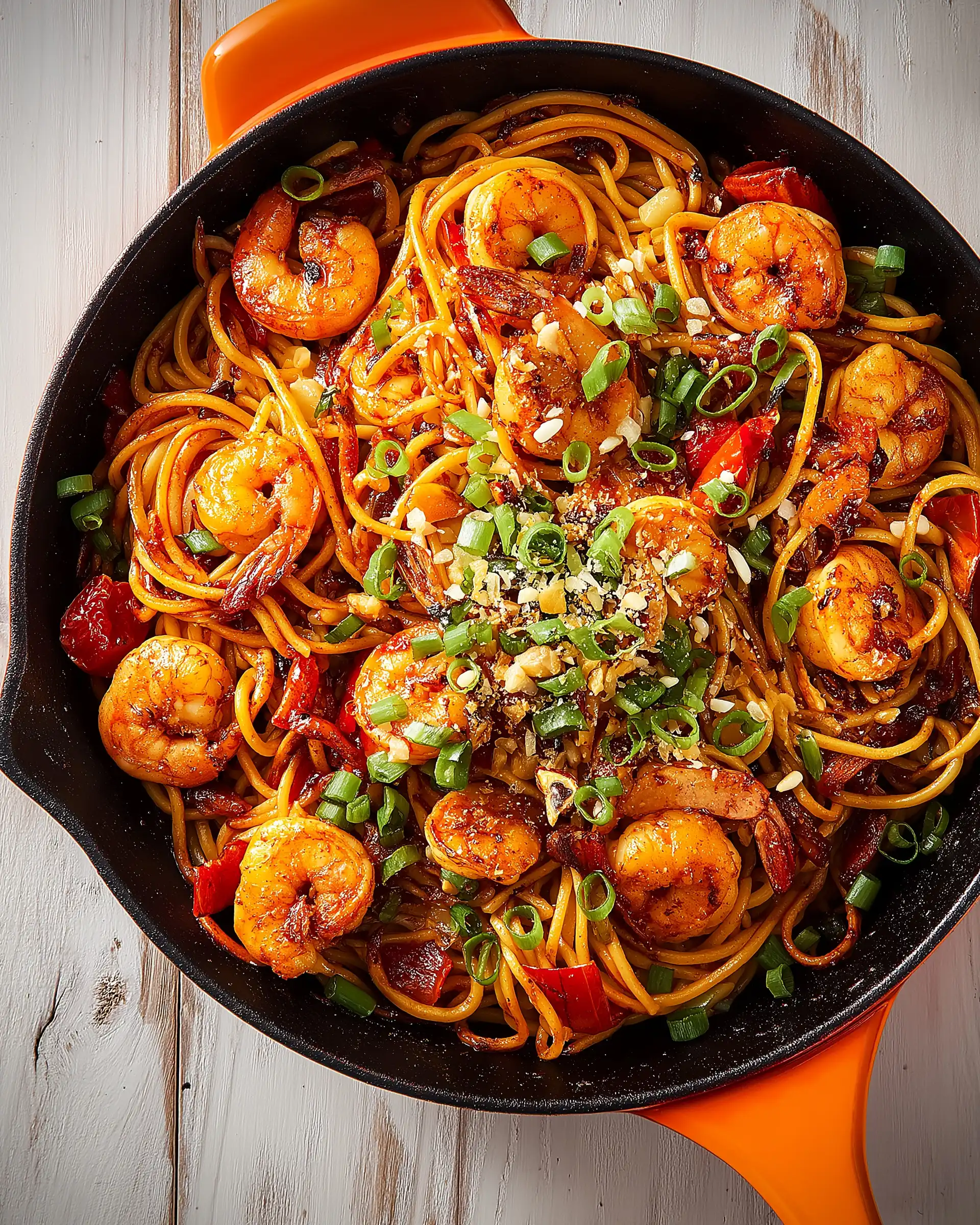 Shrimp Kung Pao Noodles
