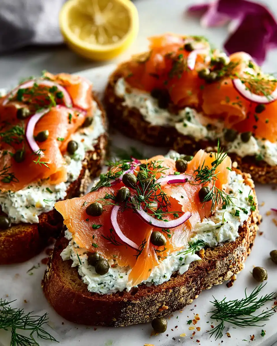 Smoked Salmon Toasts