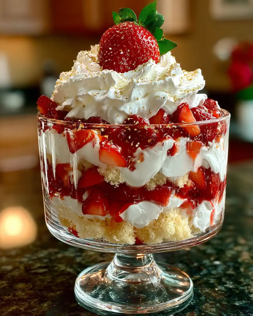Strawberry Shortcake Truffle Cups