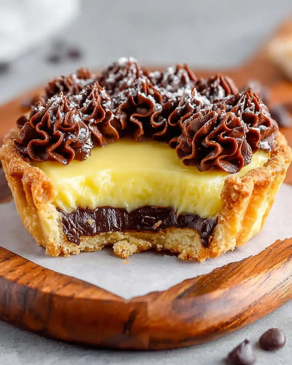 Sugar Free Boston Cream Pie Tarts