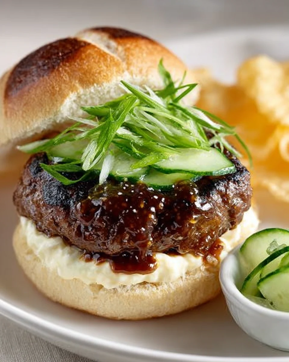 Teriyaki Glazed Weeknight Burgers