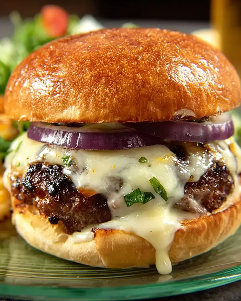 Garlic and Onion Burgers