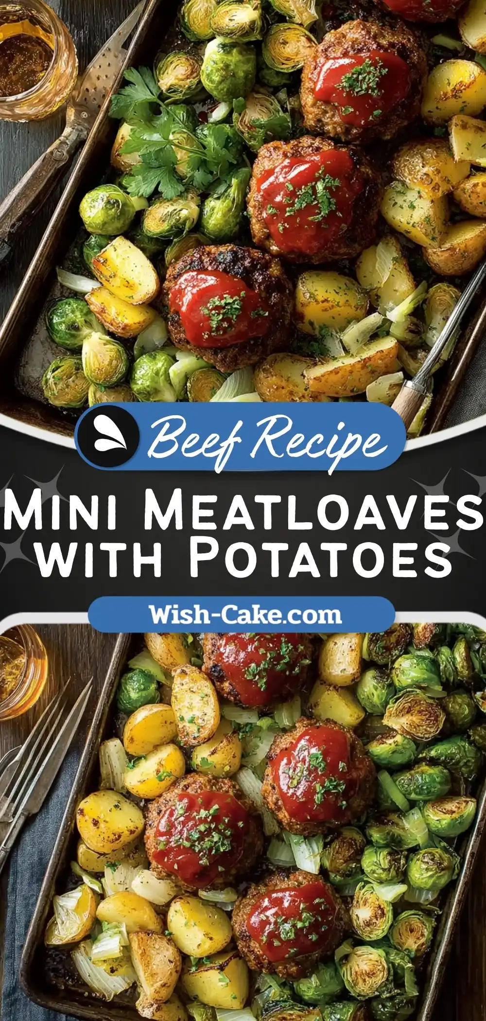 Mini Meatloaves With Potatoes, Leeks, And Brussels Sprouts Made Easy