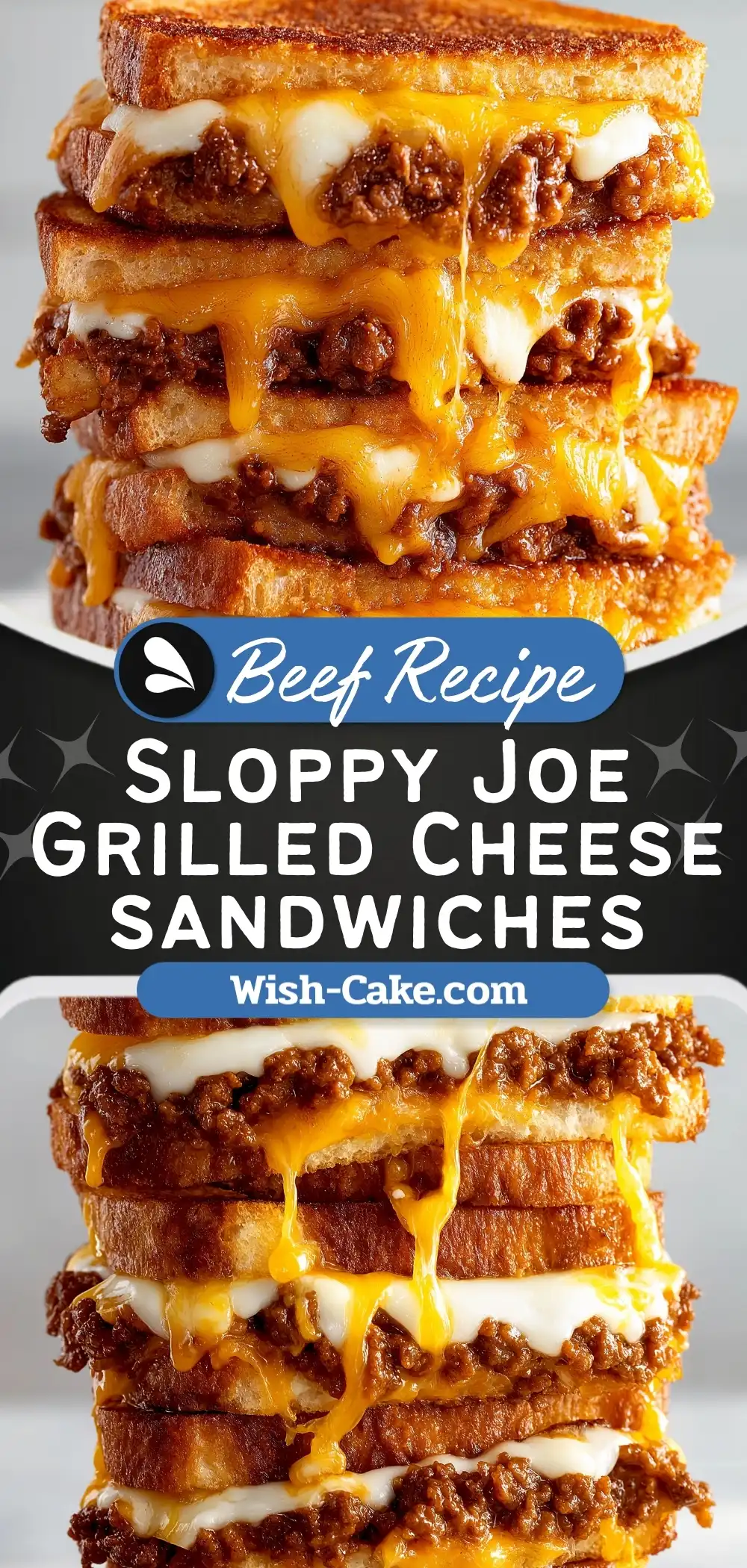 Sloppy Joe Grilled Cheese Ultimate Twist