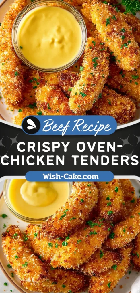 Crispy Oven-Baked Chicken Tenders Without Guilt