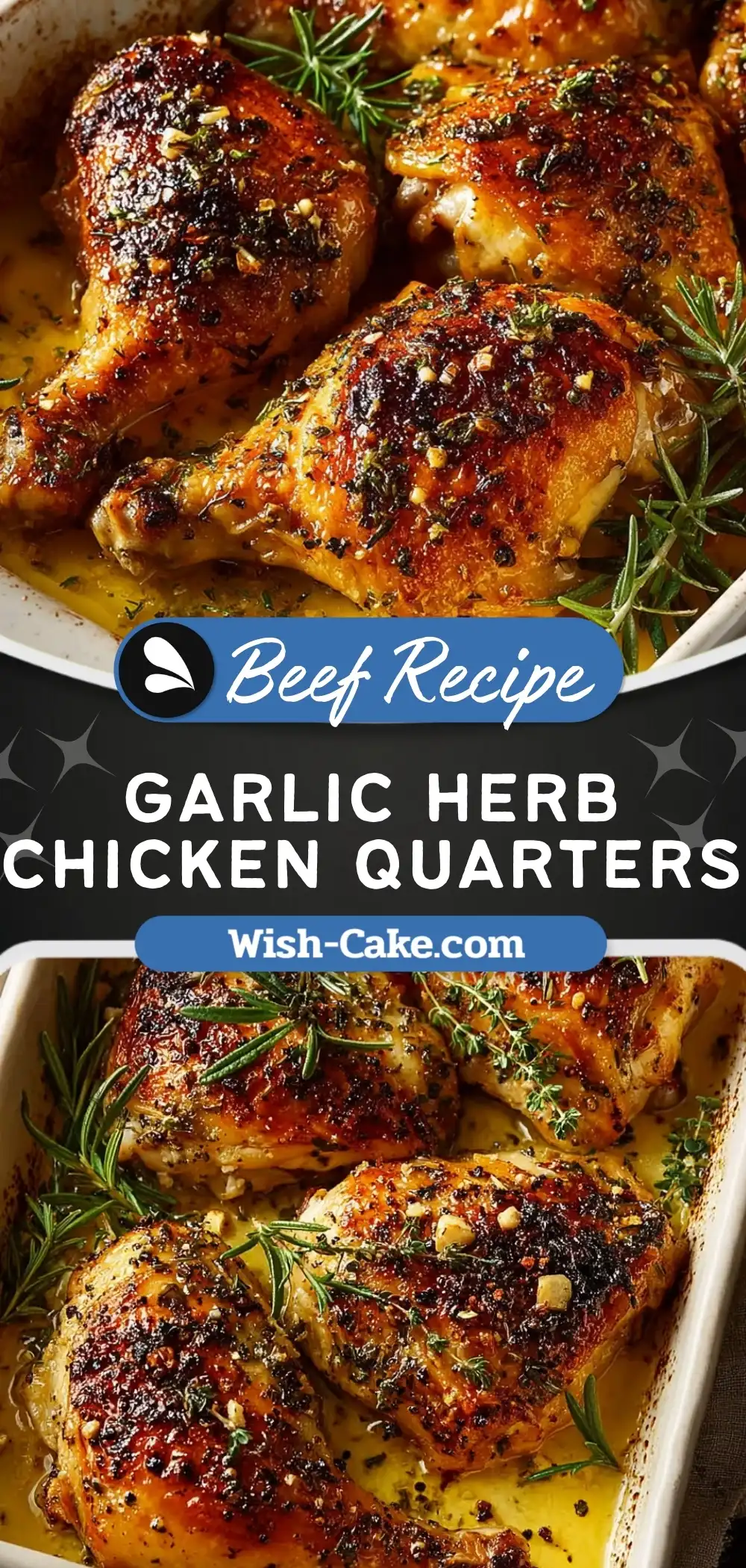 Garlic Herb Baked Chicken Quarters That Never Fail
