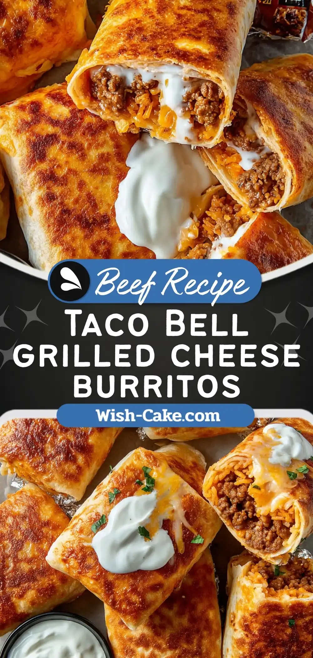 Copycat Taco Bell Grilled Cheese Burritos With Bold Flavor