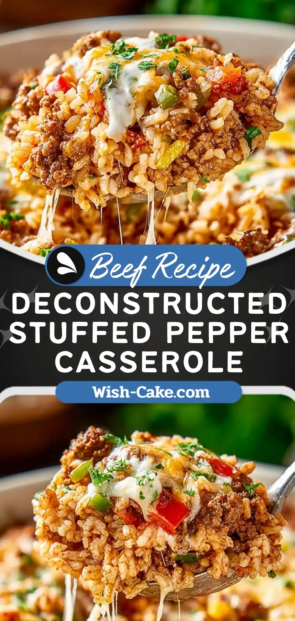 Deconstructed Stuffed Pepper Casserole That Actually Works