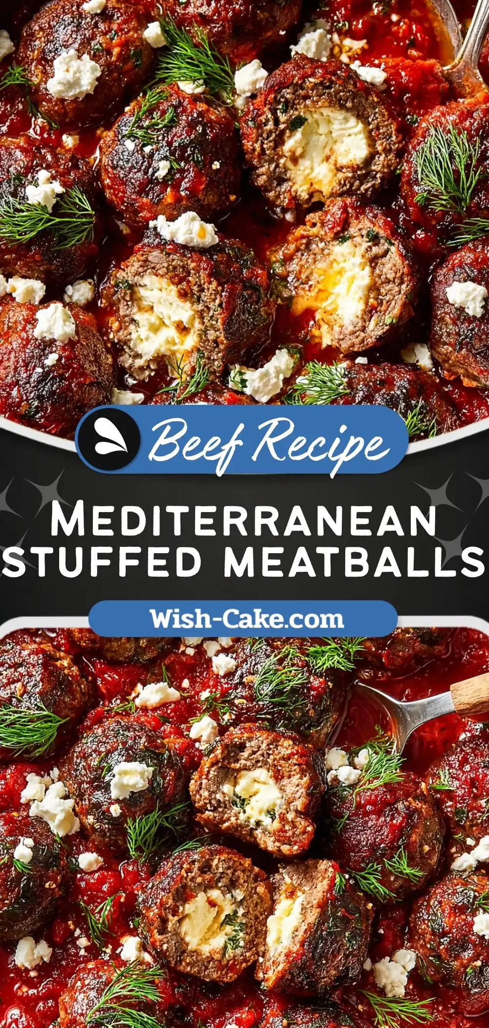 Mediterranean Stuffed Meatballs Made Easy