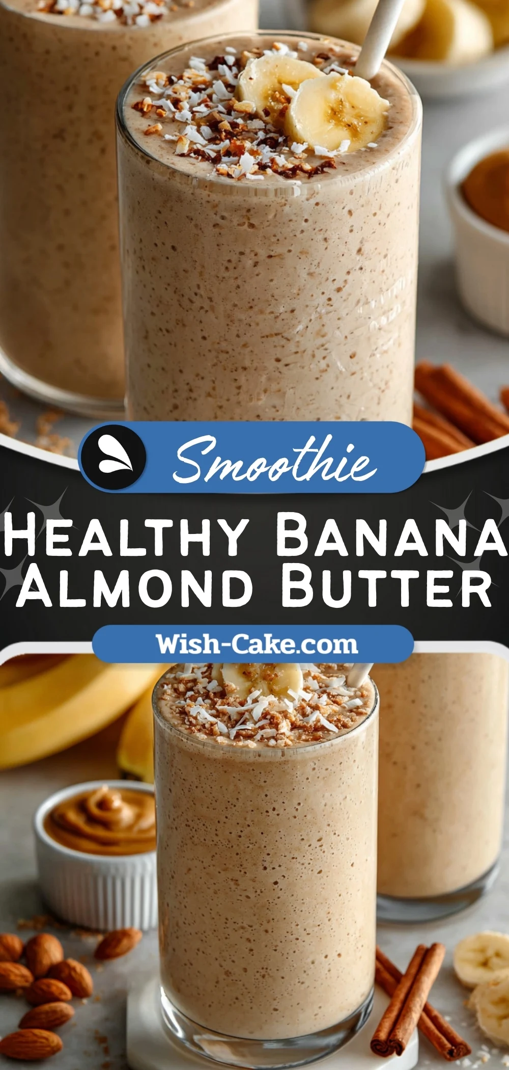 Banana Almond Butter Smoothie Badly Underrated Power Drink